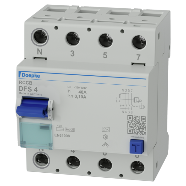 DIFF 40A 0,100A 4P N-LINKS