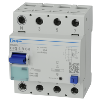 DIFF"B" 63A 0,03 mA 4P B SK