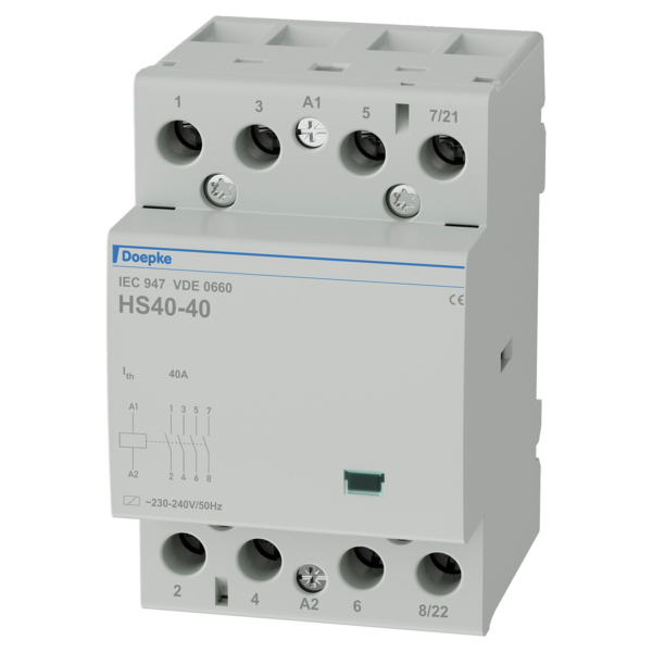CONTACTOR 4P 40A NO