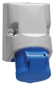 opbouw cee stopcontact 16A 2P+A 230V IP44, quick-connect