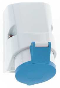 opbouw cee stopcontact 32A 2P+A 230V IP44, quick-connect