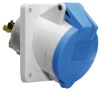 inbouw cee stopcontact 16A 2P+A 230V IP44, quick-connect