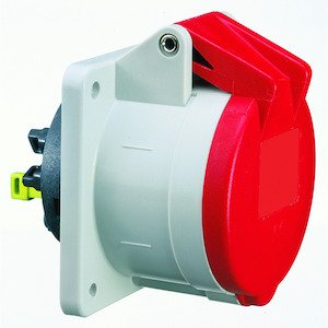 inbouw cee stopcontact 32A 3P+N+A 400V IP44, quick-connect