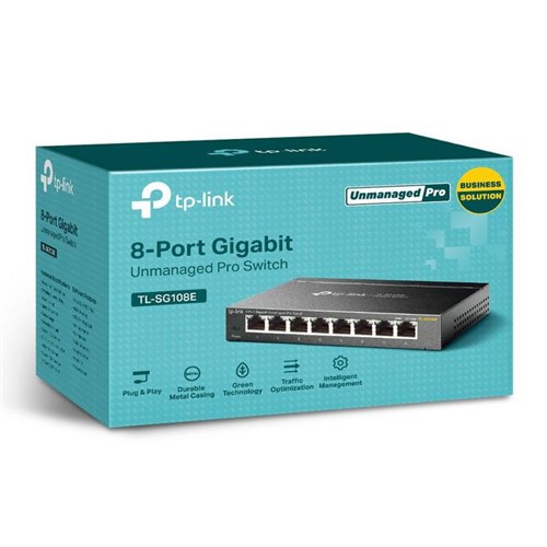 TP-Link RJ45 x 8, 10/100/1000 Mbps, MDI/MDIX, Jumbo Frame