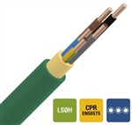XGB inst.kabel XLPE/LS0H 1kV Cca s1d2a1 groen 5G1,5mm² / m
