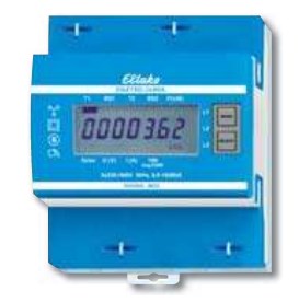 Elektronische 3-F+(N) energiemeter 3x80A MID