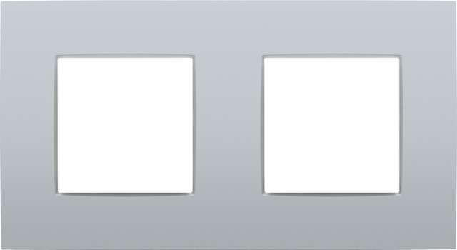 TWEEVOUDIGE AFDEKPLAAT MET 71MM CENTERAFSTAND