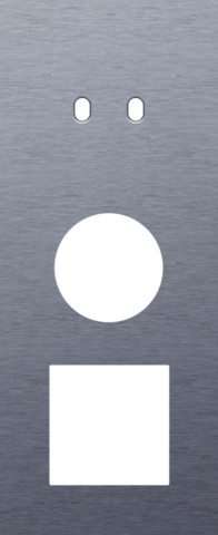 Drievoudige afdekplaat, verticaal 60 mm centerafstand, voor