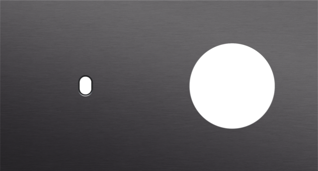 Tweevoudige afdekplaat, horizontaal 71 mm centerafstand, voo