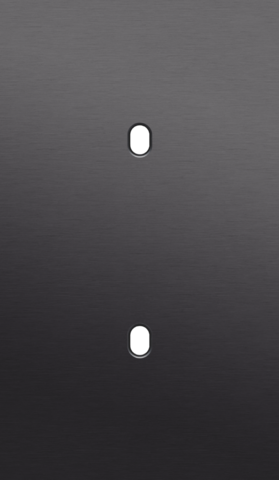 Tweevoudige afdekplaat, verticaal 60 mm centerafstand, voor