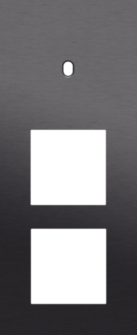 Drievoudige afdekplaat, verticaal 60 mm centerafstand, voor