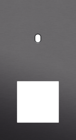 Tweevoudige afdekplaat, verticaal 71 mm centerafstand, voor