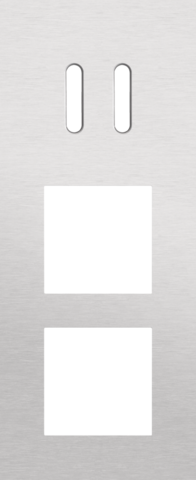 Drievoudige afdekplaat, verticaal 60 mm centerafstand, voor