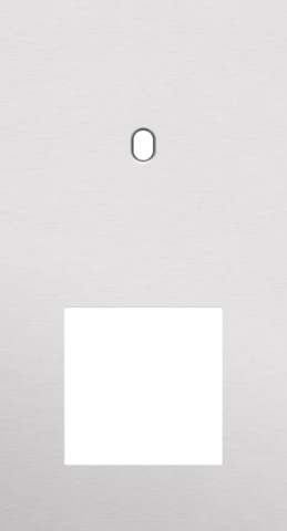 Tweevoudige afdekplaat, verticaal 71 mm centerafstand, voor