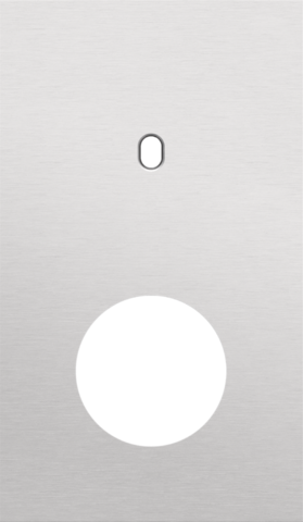 Tweevoudige afdekplaat, verticaal 60 mm centerafstand, voor