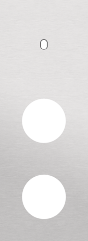 Drievoudige afdekplaat, verticaal 71 mm centerafstand, voor