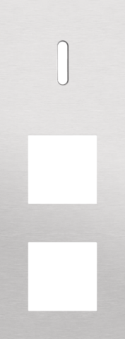 Drievoudige afdekplaat, verticaal 71 mm centerafstand, voor