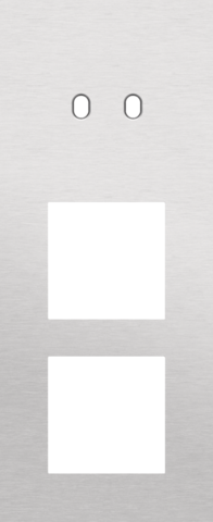 Drievoudige afdekplaat, verticaal 60 mm centerafstand, voor