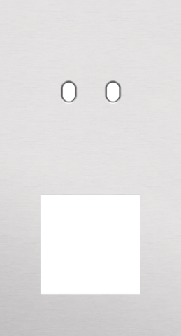 Tweevoudige afdekplaat, verticaal 71 mm centerafstand, voor