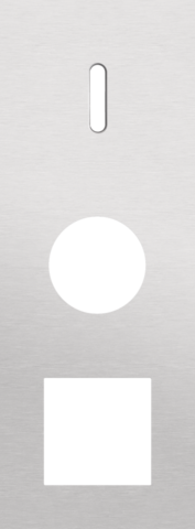 Drievoudige afdekplaat, verticaal 71 mm centerafstand, voor