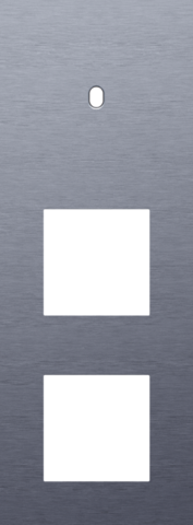 Drievoudige afdekplaat, verticaal 71 mm centerafstand, voor