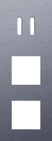 Drievoudige afdekplaat, verticaal 71 mm centerafstand, voor