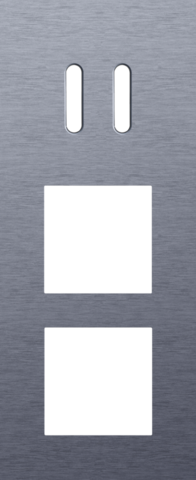 Drievoudige afdekplaat, verticaal 60 mm centerafstand, voor