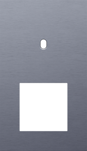 Tweevoudige afdekplaat, verticaal 60 mm centerafstand, voor