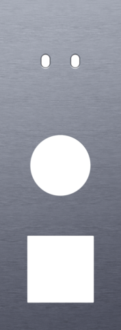 Drievoudige afdekplaat, verticaal 71 mm centerafstand, voor