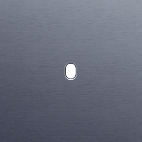 Enkelvoudige afdekplaat, voor enkelvoudige schakelfuncties,