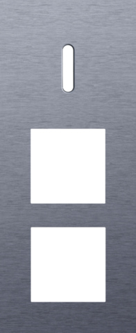 Drievoudige afdekplaat, verticaal 60 mm centerafstand, voor