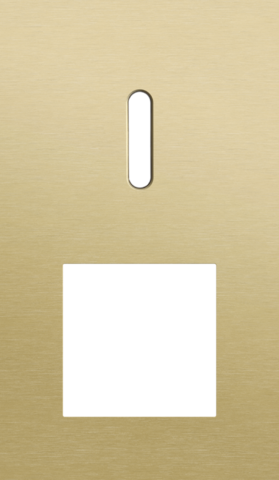 Tweevoudige afdekplaat, verticaal 60 mm centerafstand, voor