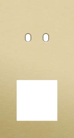 Tweevoudige afdekplaat, verticaal 71 mm centerafstand, voor