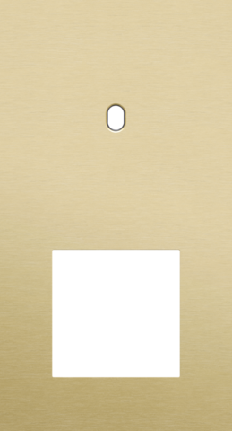 Tweevoudige afdekplaat, verticaal 71 mm centerafstand, voor