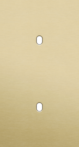 Tweevoudige afdekplaat, verticaal 71 mm centerafstand, voor