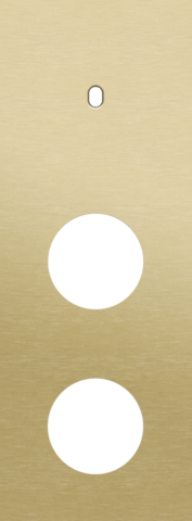 Drievoudige afdekplaat, verticaal 71 mm centerafstand, voor