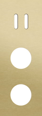 Drievoudige afdekplaat, verticaal 71 mm centerafstand, voor