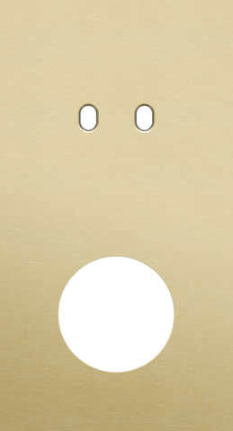 Tweevoudige afdekplaat, verticaal 71 mm centerafstand, voor