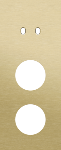 Drievoudige afdekplaat, verticaal 60 mm centerafstand, voor