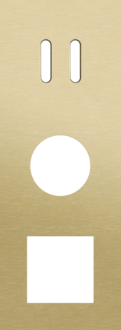 Drievoudige afdekplaat, verticaal 71 mm centerafstand, voor