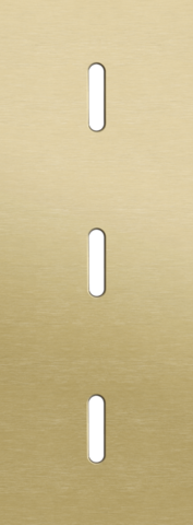 Drievoudige afdekplaat, verticaal 71 mm centerafstand, voor