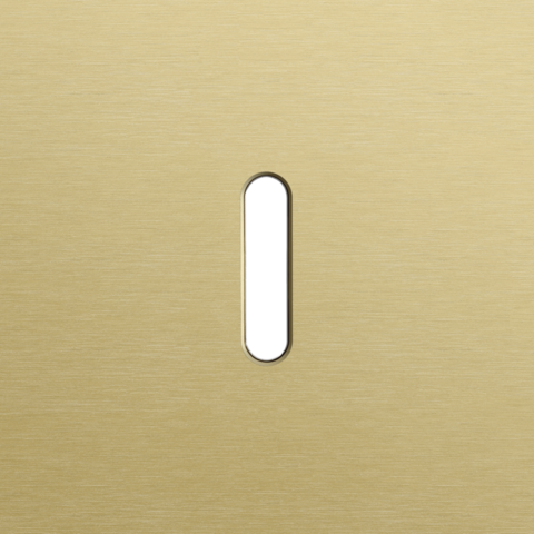 Enkelvoudige afdekplaat, voor enkelvoudige schakelfuncties,