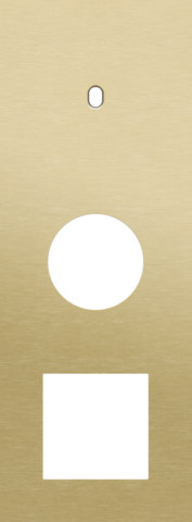 Drievoudige afdekplaat, verticaal 71 mm centerafstand, voor