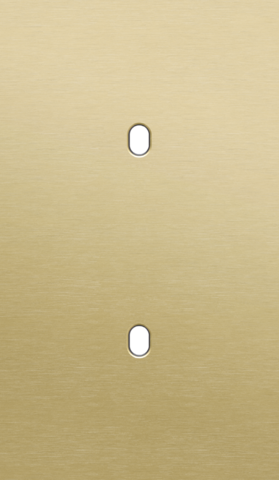 Tweevoudige afdekplaat, verticaal 60 mm centerafstand, voor