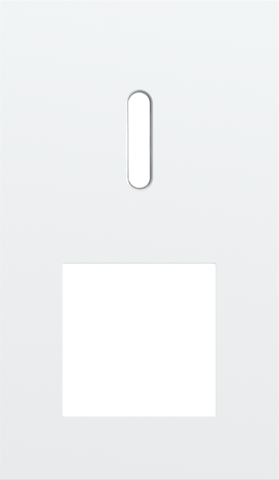 Tweevoudige afdekplaat, verticaal 60 mm centerafstand, voor