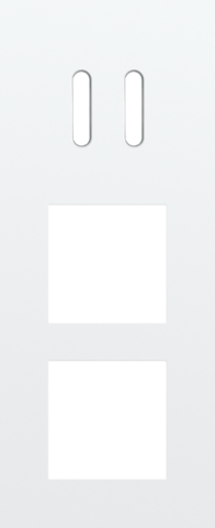 Drievoudige afdekplaat, verticaal 60 mm centerafstand, voor