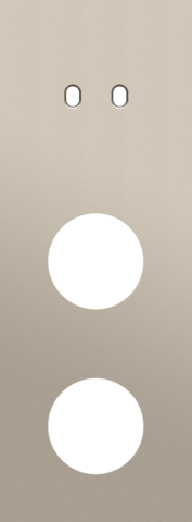 Drievoudige afdekplaat, verticaal 71 mm centerafstand, voor