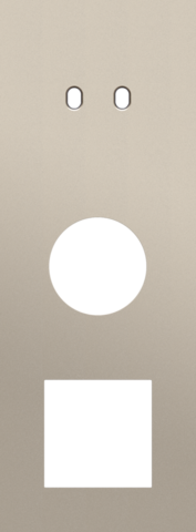 Drievoudige afdekplaat, verticaal 71 mm centerafstand, voor