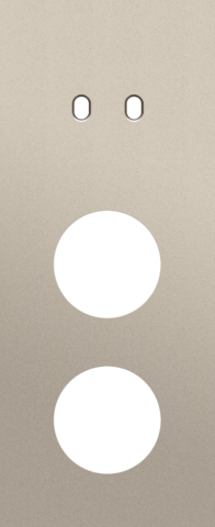 Drievoudige afdekplaat, verticaal 60 mm centerafstand, voor