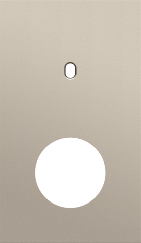 Tweevoudige afdekplaat, verticaal 60 mm centerafstand, voor